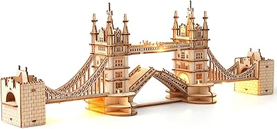 Kit de puzzle 3d en bois robottime avec lumière led pour construire un pont de tour diy pour adolescents, anniversaire et décoration d'intérieur. DIAYTAR COTE D'IVOIRE est une boutique en ligne qui propose une expérience d'achat unique et personnalisée. Les clients peuvent parcourir les différentes catégories de produits, trouver des offres spéciales et bénéficier d'un service client de qualité.