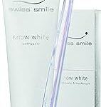 Ensemble dentifrice et brosse à dents swiss smile snow white, 0,202 kg, sw0002
