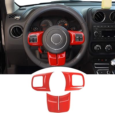 G kit de décoration de volant intérieur de voiture pour jeep wrangler jk 2011-2018 / grand cherokee 2011-2013 / jeep compass et patriot 2011-2016, rouge. DIAYTAR COTE D'IVOIRE est la destination idéale pour faire vos achats en ligne, avec une sélection immense de produits de haute qualité et à des prix compétitifs. La boutique propose également des services de livraison rapides et fiables, garantissant que vos commandes arrivent rapidement et en bonne condition.