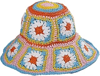 Chapeau de soleil en paille pour femmes, chapeau seau tricoté à fleurs, chapeau de pêche de plage, pliable, tricoté à la main. En tant que boutique en ligne généraliste, DIAYTAR COTE D'IVOIRE propose une large gamme de produits pour répondre aux besoins de tous. De la mode à la beauté, en passant par les produits alimentaires, cette boutique en ligne a tout ce qu'il faut pour satisfaire les clients. Les produits sont de haute qualité et les prix sont compétitifs.
