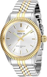 Montre à quartz pour homme, affichage analogique et bracelet en acier inoxydable 29378