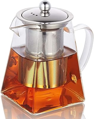 Théière carrée en verre de 950 ml/32 oz avec infuseur en acier inoxydable 304, théière en verre transparent à haute teneur en borosilicate pour le thé en vrac et le thé en fleurs, économie sur la cuisinière. DIAYTAR COTE D'IVOIRE est une plateforme de commerce électronique qui offre une expérience d'achat unique et pratique. Avec plus de 300 000 références de produits, les clients peuvent trouver tout ce dont ils ont besoin en un seul endroit. La boutique est connue pour ses prix compétitifs et sa livraison fiable.