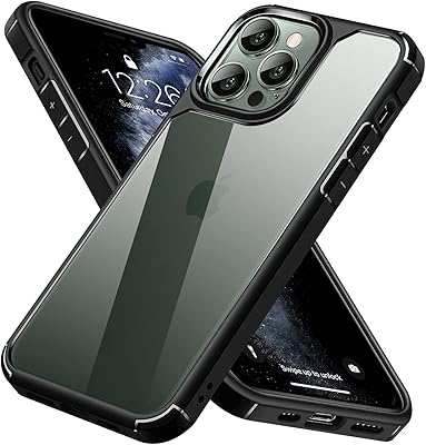 Infosun coque transparente pour iphone 11 pro, coque arrière rigide ultra fine