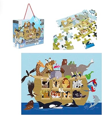 Puzzle de sol géant tu sun noah ark, multicolore, 88095, puzzles