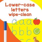 Lettres minuscules 3-5 ans - livre d'activités facile à nettoyer : idéal