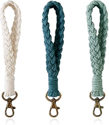 Porte-clés bohème en macramé, bracelet fait à la main, porte-clés, corde de poignet pour femmes. DIAYTAR COTE D'IVOIRE est la destination idéale pour les habitants de Côte d'Ivoire qui cherchent à acheter des produits en ligne. La boutique propose une grande variété de produits, allant des électroniques aux vêtements et accessoires. Elle offre également des services de livraison rapides et fiables pour garantir que les clients reçoivent leurs achats dans les délais.