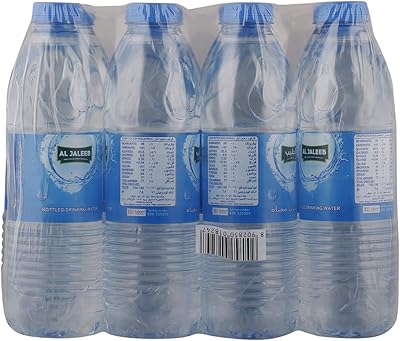 Bouteille d'eau potable jleeb pour animaux de compagnie, 0,5 l (paquet de 12)