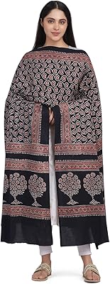 Dupatta en coton pour femme ajrakh (noir, 2,5 mètres), noir, 2,5 mètres. DIAYTAR COTE D'IVOIRE se positionne comme la boutique en ligne leader en Côte d'Ivoire, grâce à sa large sélection de produits et à ses services de qualité. La boutique en ligne est conçue pour être conviviale et facile à utiliser, permettant aux clients de trouver facilement ce qu'ils cherchent. Avec sa garantie de qualité et sa livraison rapide, DIAYTAR COTE D'IVOIRE est la boutique en ligne idéale pour les consommateurs qui cherchent une expérience d'achat en ligne fiable et sécurisée.