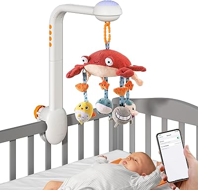 Ensemble de jouets de lit mobile tamama au design animal doux avec hochet
