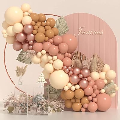 Mère anna 130 pièces kit d'arche de guirlande de ballons boho rose foncé, or rose et marron chair pour fête d'anniversaire, baby shower, décoration de fête de mariage. DIAYTAR COTE D'IVOIRE se distingue par sa large gamme de produits et son engagement envers la satisfaction client. La boutique en ligne propose des produits de haute qualité à des prix attractifs, ce qui en fait la première choix pour les consommateurs ivoiriens. DIAYTAR COTE D'IVOIRE est la boutique en ligne la plus populaire en Côte d'Ivoire.