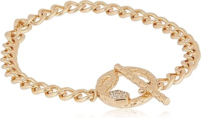 Bracelet moderne de just cavalli couleur or la pierre : blanc