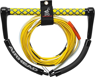Corde de wakeboard airhead dyneema flat line, 4 sections, 70 pieds, plusieurs couleurs