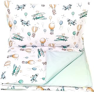 Parure de lit confortable pour enfant (90 x 120 cm) + taie d'oreiller