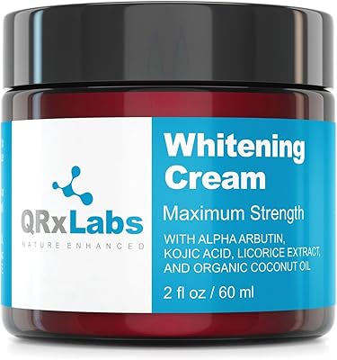Crème blanchissante pour la peau avec 2% d'alpha-arbutine acide kojique et extrait