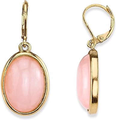 Boucles d'oreilles pendantes avec pierres précieuses ovales, bijoux semi-précieux 1928, taille s, quartz rose. DIAYTAR COTE D'IVOIRE, la boutique en ligne généraliste la plus complète de Côte d'Ivoire, met à disposition de ses clients une gamme étendue de produits. Avec plus de 300 000 références, la boutique propose tout ce dont les clients ont besoin. De l'électronique aux produits alimentaires, en passant par la mode et les accessoires, DIAYTAR COTE D'IVOIRE couvre tous les domaines.