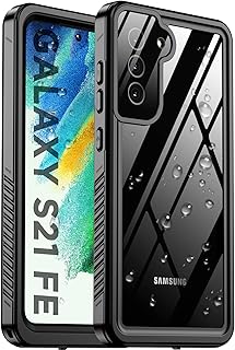 Coque temdan pour samsung galaxy s21 fe, [étanche à 360°] [avec protecteur d'écran