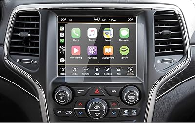 Protecteur d'écran tactile ruya jeep grand cherokee uconnect 2014-2018, protecteur d'écran de voiture