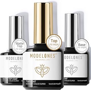 Top coat de vernis à ongles gel mat modelono, 3 x 10 ml, 0,33 fl oz (pack de 3). DIAYTAR COTE D'IVOIRE est une plateforme de commerce électronique qui propose une sélection impressionnante de produits, allant des électroménagers aux vêtements, en passant par les produits high-tech. Avec plus de 300 000 références, les clients peuvent trouver tout ce dont ils ont besoin sur cette boutique en ligne. Elle est connue pour sa qualité de service et sa livraison rapide.