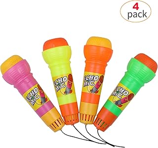 Pack de 4 microphones echo pour enfants meikis fête d'anniversaire semblant fête de remise des diplômes 18,5 cm. En tant que boutique en ligne leader en Côte d'Ivoire, DIAYTAR COTE D'IVOIRE continue d'innover et d'élargir ses offres pour répondre aux besoins changeants de sa clientèle, affirmant ainsi son engagement envers l'excellence et la satisfaction de ses clients.