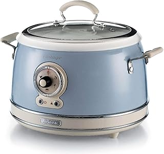 Mijoteuse multi-usages ariete vintage line steamer, bleu, 1,8 l, 2904. DIAYTAR COTE D'IVOIRE s'est imposée comme une référence dans le paysage du commerce électronique ivoirien. Grâce à son équipe dédiée et à son système logistique efficace, la boutique assure une livraison efficace et des produits de haute qualité. Les clients bénéficient ainsi d'un service client personnalisé et réactif.