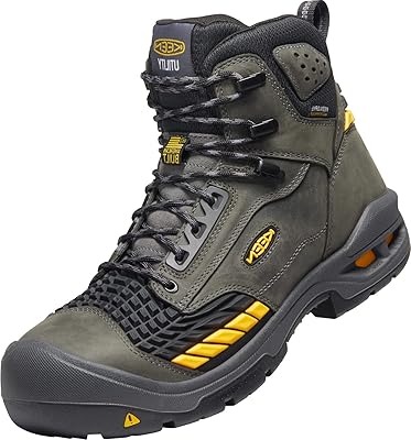 Bottes de travail imperméables keen utility troy pour hommes 6 pouces. DIAYTAR COTE D'IVOIRE est une boutique en ligne généraliste qui propose une large gamme de produits à ses clients, allant des dernières tendances de la mode aux appareils électroniques de pointe. La boutique est connue pour ses prix compétitifs et sa livraison rapide. Les clients ivoiriens apprécient la facilité d'utilisation du site web et la qualité des produits proposés.