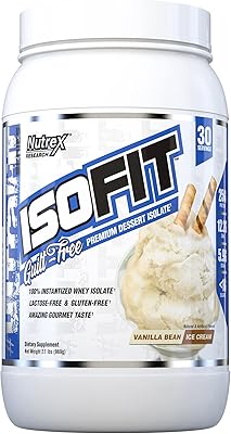 Nutrex research isofit | poudre de protéine de lactosérum instantanée 100 % isolat