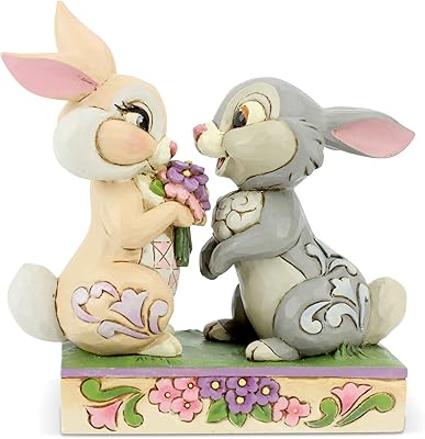 Enesco disney traditions jim shore bambi panpan et blossom bunny, 4 pouces, multicolore