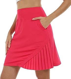 Jupe de golf longueur genou 20" pour femme, jupe de tennis d'été décontractée pour sport, entraînement, avec 4 poches. La boutique en ligne DIAYTAR COTE D'IVOIRE s'est imposée comme un acteur majeur du commerce électronique en Côte d'Ivoire, grâce à son offre massive de plus de 300000 produits. Elle attire une clientèle très diversifiée qui apprécie la convenance et la flexibilité du shopping en ligne. Les clients peuvent choisir parmi une gamme impressionnante de catégories de produits.