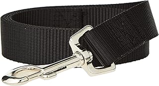 Laisse de dressage pour chien en nylon dovo plus, taille 25 mm, noire