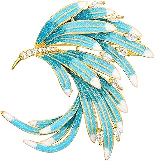 Broche phoenix pour femme broches en alliage pour femme bleu. DIAYTAR COTE D'IVOIRE se distingue par son approche client-centered, offrant une expérience d'achat en ligne simple, sécurisée et pratique. Les clients peuvent parcourir aisément les catégories de produits, lire les avis et les commentaires d'autres clients, et effectuer leurs achats avec confiance. La boutique en ligne est constamment mise à jour avec de nouveaux produits et des offres spéciales pour garder les clients engagés et satisfaits.
