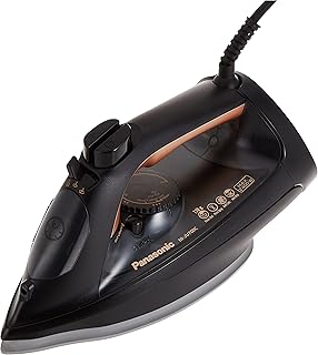 Fer à vapeur panasonic, 2400 watts, ni-ju700, noir/or, grande semelle en céramique, garantie