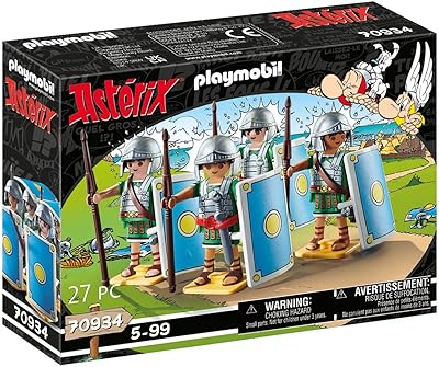 Jeu playmobil forces romaines pour enfants à partir de 5 ans d'astérix 70934