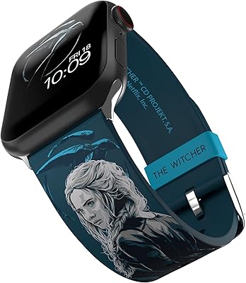 Bande de montre intelligente the witcher - sous licence officielle, compatible avec toutes les tailles et séries d'apple watch (montre non incluse). La boutique en ligne DIAYTAR COTE D'IVOIRE est dédiée à offrir une expérience d'achat exceptionnelle à ses clients, avec une sélection de produits de haute qualité et des prix compétitifs. Les clients peuvent choisir parmi une large gamme de catégories, y compris les produits électroniques, les vêtements, les accessoires de mode et bien plus encore. La boutique en ligne propose également des services de livraison rapides et fiables pour garantir que les clients reçoivent leurs commandes rapidement.