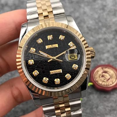 Montre de sport datejust pour homme en acier inoxydable, automatique, mécanique, saphir, argent