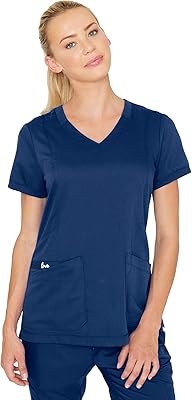 Blouse médicale kira de grey's anatomy pour femme avec 4 poches, col en v et fermeture éclair, bleu argent, s. Avec plus de 300 000 références, DIAYTAR COTE D'IVOIRE est la boutique en ligne idéale pour trouver tout ce dont vous avez besoin, des vêtements aux électroménagers.