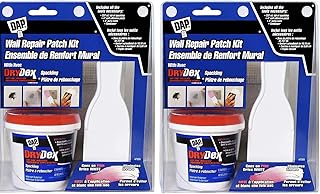 Dap 12345 kit de réparation murale de 3 pouces avec rebouchage drydex