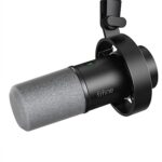Microphone dynamique vifen xlr-usb pour enregistrement de podcast sur pc pour podcasting