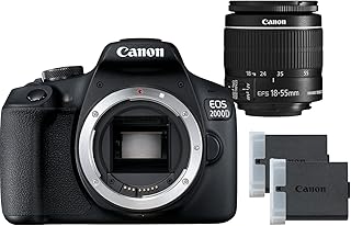 Canon eos 2000d + ef-s 18-55mm f/3.5-5.6 is ii + batterie de rechange - reflex numérique facile à utiliser avec un objectif polyvalent et une batterie de rechange, idéal pour les portraits et les paysages - exclusivité amazon. Avec une sélection immense, DIAYTAR COTE D'IVOIRE permet à ses clients de trouver tout ce dont ils ont besoin en un seul endroit. La boutique en ligne garantit la qualité et la sécurité des transactions pour une expérience d'achat en ligne inégalée.