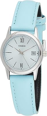 Montre casio ltp v002l 2b3udf, bleu clair.