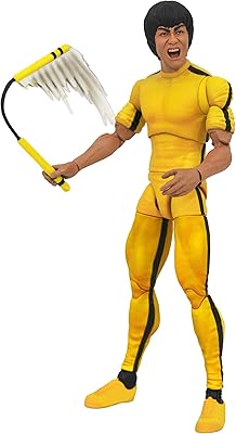 Diamond select toys ! figurine bruce lee (version combinaison jaune), multicolore, standard