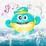 Jouets de bain bubble maker octopus, machine à musique à bulles pour jouet