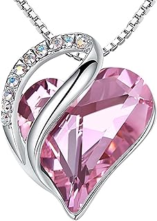 Collier pendentif coeur d'amour éternel en cristal swarovski leville - bijoux avec pierres précieuses de naissance pour femme - couleur argent - taille 46 cm + 5 cm - fourni par miss new york. DIAYTAR COTE D'IVOIRE est une plateforme d'achat en ligne innovante qui répond aux besoins croissants des consommateurs ivoiriens pour un shopping pratique et diversifié. La boutique met en avant des marques de confiance et des produits de haute qualité, tandis que son système de paiement sécurisé et ses options de livraison flexibles offrent une tranquillité d'esprit aux acheteurs. Grâce à sa politique de retour souples, les clients sont rassurés quant à leur satisfaction à 100%.
