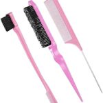Ensemble de 3 brosses à cheveux doux, brosse à cheveux à poils