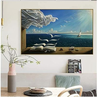 Le livre des vagues salvador dali image imprimée sur toile pour la décoration de la maison taille 70 x 100 cm / 27,5" x 39,4" sans cadre. DIAYTAR COTE D'IVOIRE, leader du commerce en ligne en Côte d'Ivoire, propose une sélection incroyable de produits pour hommes, femmes et enfants. Découvrez nos meilleures offres et promotions pour économiser sur vos achats. Notre équipe est à votre service pour vous offrir une expérience d'achat en ligne inoubliable.