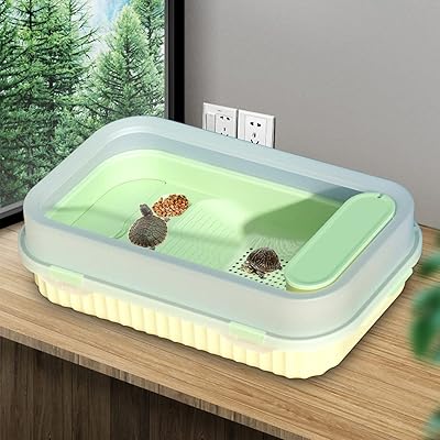 L'ensemble de bain pour tortues okoz ® comprend des accessoires avec un filtre