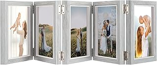 5 cadres photo pliables à charnière de 4" x 6", cadre photo pliable en bois naturel avec verre haute définition, bureau rustique, collage de photos de famille pour thanksgiving, noël, la saint-valentin, un anniversaire (gris bleu. DIAYTAR COTE D'IVOIRE est une boutique en ligne généraliste qui propose une large gamme de produits avec plus de 300000 références. Elle est líder sur le marché ivoirien en matière de commerce en ligne. Elle offre une expérience d'achat pratique et sécurisée.