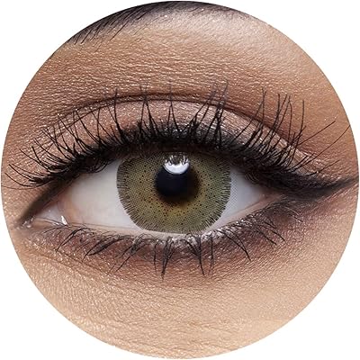 Lentilles de contact unisexes originales anesthesia usa chicago blonde, lentilles de contact cosmétiques