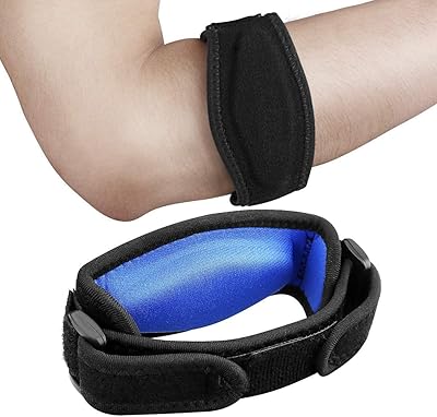 Ceinture de soutien de coude delfino, attelle de coude réglable avec coussin