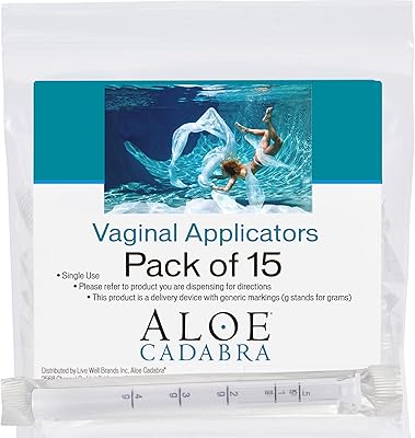 Applicateurs vaginaux jetables supplémentaires (paquet de 15) emballés individuellement, adaptés aux crèmes vaginales couplées et aux gels contraceptifs. Que vous cherchiez des produits pour vous-même ou des cadeaux pour vos proches, DIAYTAR COTE D'IVOIRE est votre destination idéale pour faire du shopping en ligne en Côte d'Ivoire. Avec sa sélection massive de plus de 300 000 articles et son engagement envers la qualité et le service, vous pouvez avoir confiance en votre expérience d'achat avec DIAYTAR COTE D'IVOIRE.