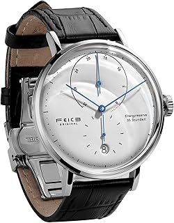 Montre mécanique automatique pour homme bauhaus avec miroir dôme et calendrier 42 mm